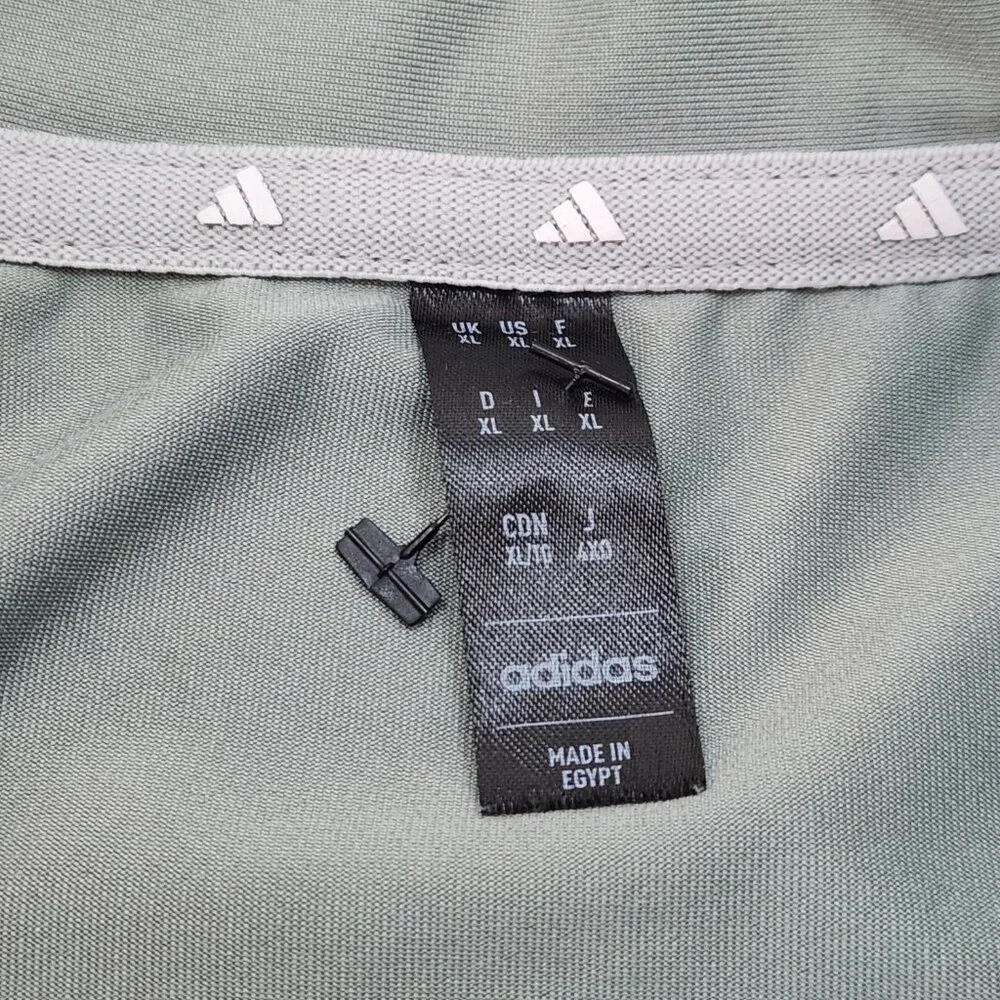 Adidas Performance Polo Shirt Mens XL Green Golf Short Sleeve Casual Work JJ01